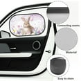 thumbnail image 6 of Yuyamidu Rabbit Car Window Shade for Baby 2 Pack Flower Car Sun Shade for Window Baby Side Window Sunshades for Kids Easter Car Interior Decoration, Purple, 6 of 7
