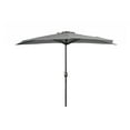 thumbnail image 4 of WestinTrends Lanai 9 Ft Outdoor Patio Half Umbrella, Small Grill Deck Porch Balcony Shade Umbrella with Crank, Gray, 4 of 7