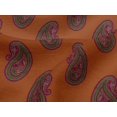 thumbnail image 4 of oneOone Viscose Jersey Fabric Paisley Block Printed Craft Fabric BTY 60 Inch Wide, 4 of 5