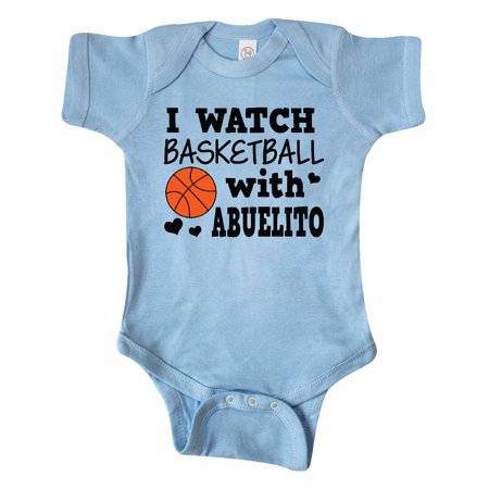 

Inktastic I Watch Basketball with Abuelito Gift Baby Boy Bodysuit