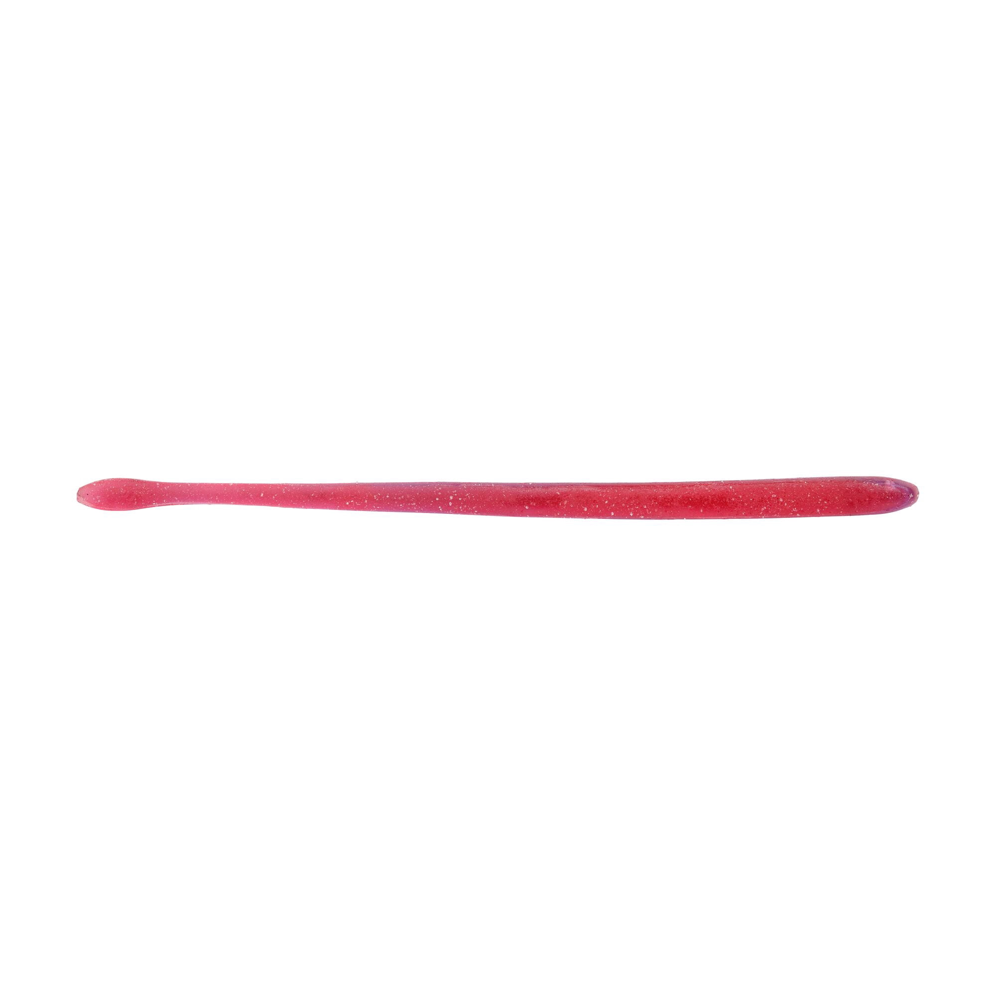 Berkley Lab Series™ Finesse Worm Fishing Soft Bait, 6 in, Morning Dawn Red Flake (10 Count)