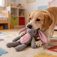 thumbnail image 5 of Pet Durable Chew Treat - Dispensing Plush Toy, Blue Elephant - For Small Medium Dogs, Interactive Play, Slow Feeding, Indoor Outdoor Use, 5 of 7