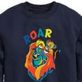 thumbnail image 3 of The Lion King - Mufasa & Simba - Roar - Toddler & Youth Crewneck Fleece Sweatshirt, 3 of 5