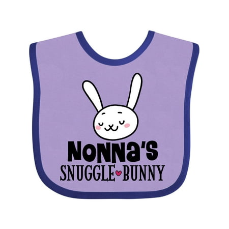 

Inktastic Nonna Easter Bunny Grandchild Gift Baby Boy or Baby Girl Bib