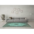 thumbnail image 3 of Ahgly Company Indoor Rectangle Persian Light Blue Traditional Area Rugs, 3' x 5', 3 of 4