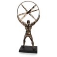 thumbnail image 2 of Drevy Atlas Carrying The Celestial Spheres Statue 9 Inch Tall, 2 of 3