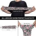 thumbnail image 2 of Sun Protection Arm Sleeves for Men Women, trendy flamingos zebra print Sleeves to Cover Arms with Thumb Hole Cooling Sleeve, 2 of 6