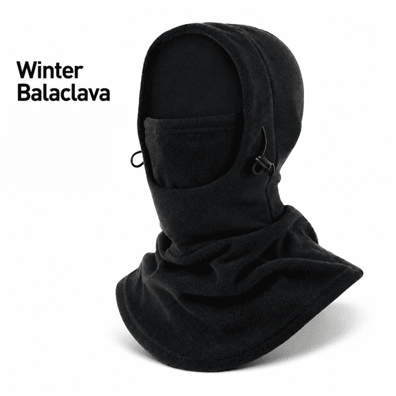 Winter Balaclava Face Mask, 300g Thermal Fleece Ski Mask, Windproof Full Head Neck Warmer for Men Women, Cold Weather Outdoor Cycling Hiking Skiing Gear