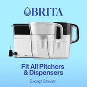 Brita Standard Water Filters for Pitchers and Dispensers - BPA-Free,Lasts Two Months or Gallons, Replaces 1,800 Plastic Water Bottles annually