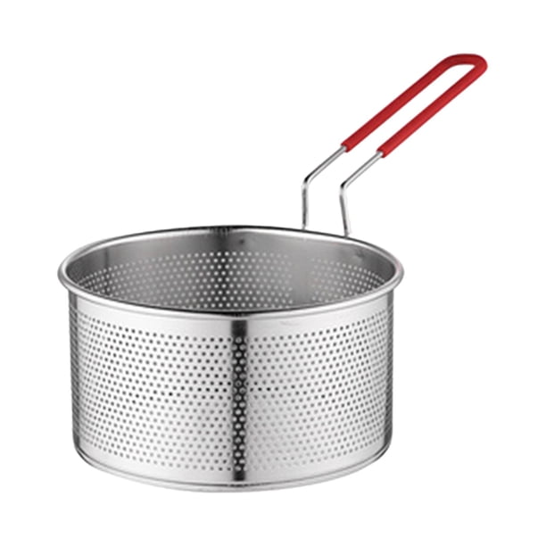Cesta para freír, cesta para freír patatas fritas con asa, herramienta de cocina para M