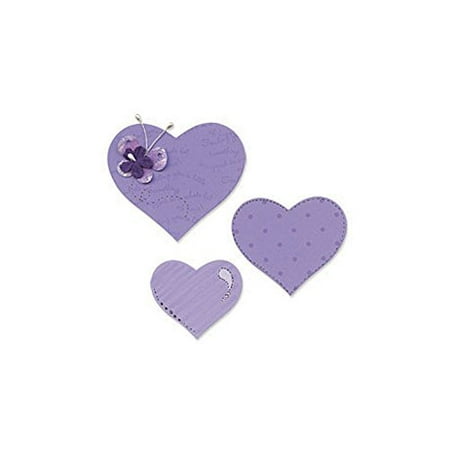 Sizzix Bigz BIGkick/Big Shot Die, Hearts Multi-Colored