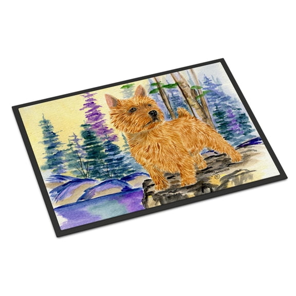 Norwich Terrier Indoor Outdoor Mat 18x27 Doormat