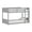 Gray, variant on Hillsdale Capri Coastal Wood Twin over Twin Bunk Bed in Gray