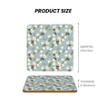 thumbnail image 5 of Xecao Tulips Flowers for MDF Cork Coaster 4 Pcs,Drink Coasters,Suit for House Warming Gifts New Home ,Coffee Table Decor-Square, 5 of 7