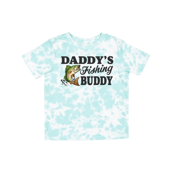 Inktastic Daddy's Fishing Buddy Boys Toddler T-Shirt