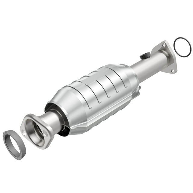 MagnaFlow Direct-Fit Catalytic Converter HM Grade Federal/EPA Compliant 22629 - Stainless Steel 2in Main Piping, 17.7in Overall Length, Post Converter O2 Sensor - 1996-1999 Integra HM Replacement