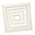 thumbnail image 3 of HILABEE Gear Shape Weaving Loom Set Weaving Tools for Table Mat Scarf Woven Tapestry Square 4pcs Set, 3 of 9