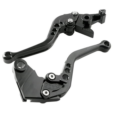 GZYF Pair Short Brake Clutch Levers for Kawasaki 2000-2004 ZX6R 2004-2005 ZX10R / 2003-2006 