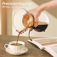 thumbnail image 2 of Pour Over Coffee Maker 27 OZ, 8 Cup Borosilicate Glass Drip Coffee Maker with Reusable Stainless Steel Filter and Cork Grip for Home Café 800 ML, 2 of 18