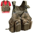 thumbnail image 3 of Chaleco deportivo de pesca al aire libre, chaquetas de pesca profesionales con múltiples bolsillos, chaleco para hombres YUNYI BRAND Deportes, 3 of 8