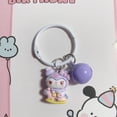 thumbnail image 3 of Llavero troyano de Sanrio con forma de molino de viento y dibujos animados de Año Nuevo, colgante pequeño con forma de corazón para niña, colgante para teléfono móvil, 3 of 4