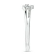thumbnail image 4 of Angara Natural Diamond Promise Ring for Women in 14K White Gold - Jewelry for April Born | 1.5mm Diamond Heart Shaped Ring (Ring Size = 10), 4 of 10