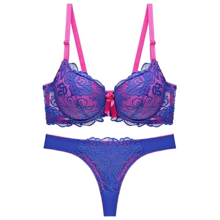 

gvdentm Women s Beauty Back Smoothing Minimizer Bra Bralettes For Women Blue L/90BC