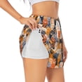 thumbnail image 1 of Balery Cat Paws Pantalones cortos deportivos para mujer con forro y dos bolsillos, elásticos, para entrenamiento, gimnasio, yoga-XX-Large, 1 of 7