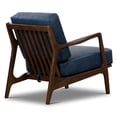 thumbnail image 4 of Poly and Bark Poly & Bark Verity Leather Lounge Chair - Full Grain Genuine Italian Leather Midnight Blue, 4 of 5