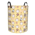thumbnail image 2 of Balery Rabbit And Candy Round Laundry Basket with Handles Waterproof Freestanding Laundry Hamper for Clothes Toys in the Dorm and Family-, 2 of 8