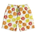 thumbnail image 5 of Goofa Lemon Orange Printed Mens Swim Trunks Summer Quick Dry Short Beach Swimwear Bathing Suits-Medium, 5 of 9