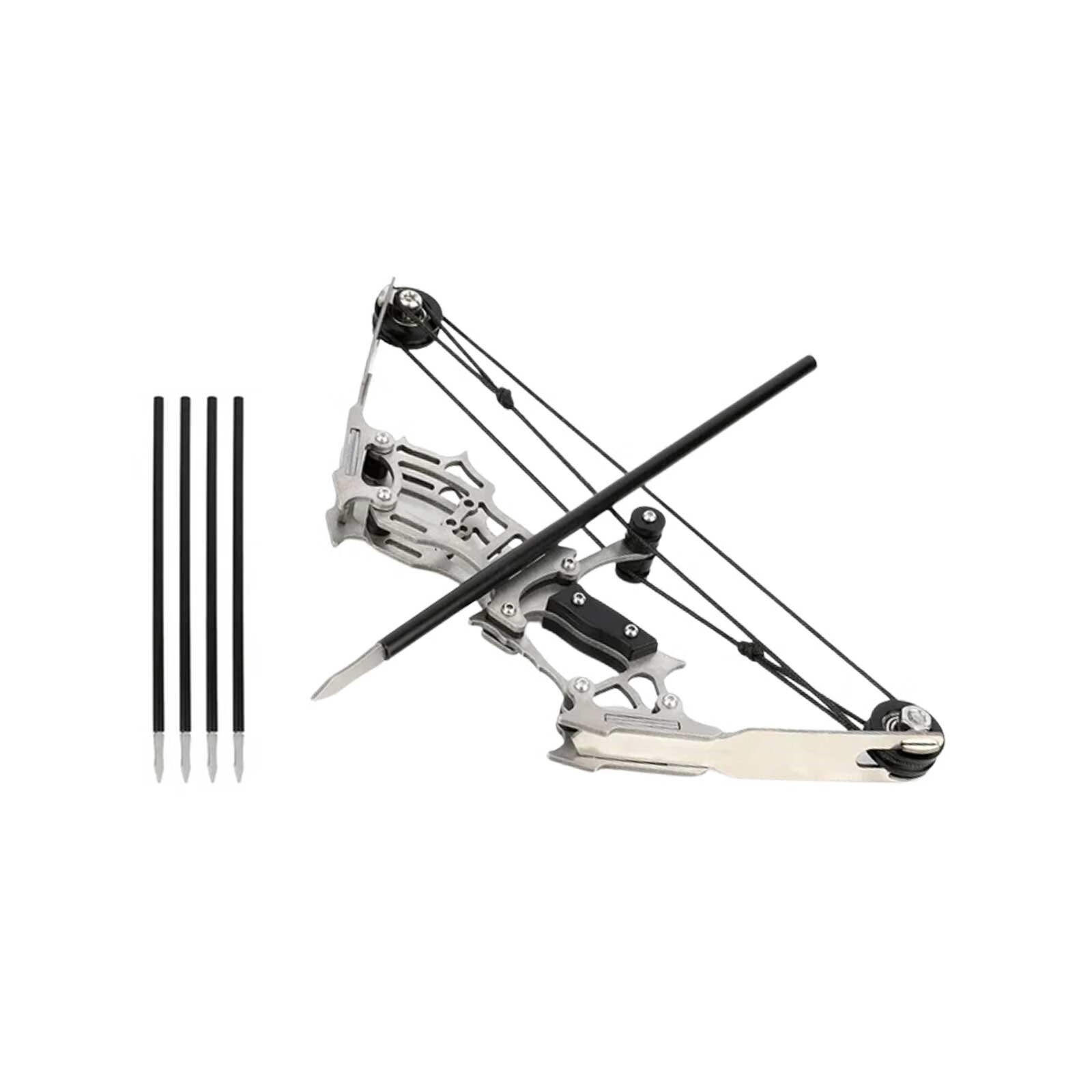 Mini Bow And Arrows Set Mini Compounds Bow Small & Compact Toothpick Bow For Shooting Practice