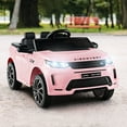 thumbnail image 4 of Gymax 12V Kids Ride On Car Licensed Land Rover Electric Vehicle w/ Remote Control Pink, 4 of 10