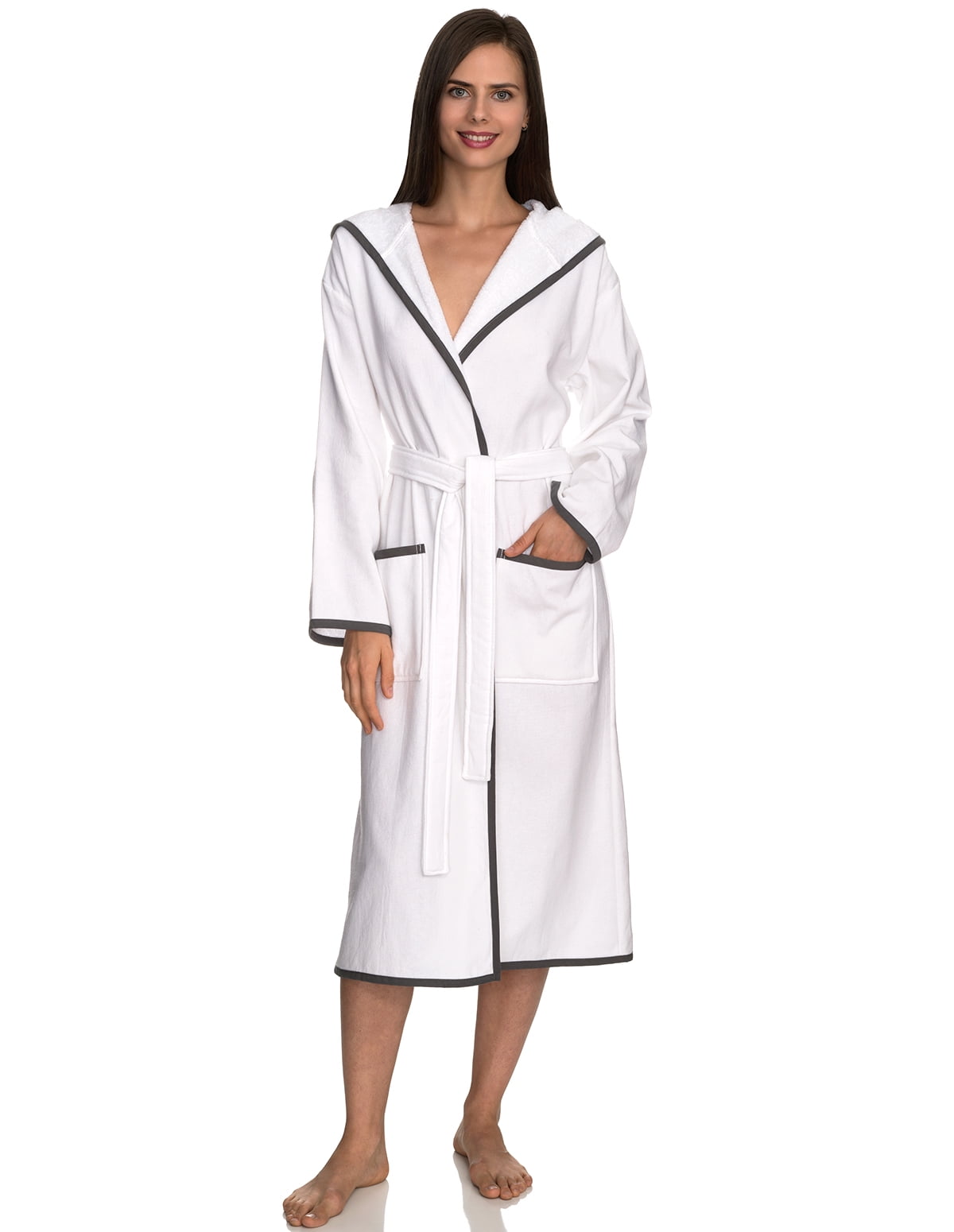 TowelSelections - TowelSelections Women's Robe, Cotton Lined Hooded ...