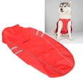 thumbnail image 3 of Vestimenta de perro reflectante para perros ropa impermeable roja de perro Ajustable de alta Visibilidad para actividades de las actividades al aire libre para caminar, 3 of 7