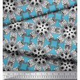 thumbnail image 3 of Soimoi Poly Georgette Fabric Mandala Kaleidoscope Print Fabric by The Yard 52 Inch Wide, 3 of 3