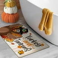 thumbnail image 6 of Thanksgiving Turkey Decorative Front Door Mat, Fall Turkey and Tantrums Doormat Indoor Outdoor Non-Slip Floor Entryway Rug, Autumn Seasonal Stripes Home Kitchen Decoration 17x30 Inch, 6 of 6