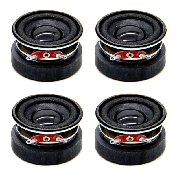 4 Piezas Altavoz de Audio de 1.5 Pulgadas 4Ω 3W 40Mm Altavoz Multimedia de Graves Mini Altavoz de Sonido DIY para Cine en Casa