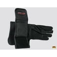 thumbnail image 2 of Sz 10 Hilason Bull Riding Gloves Pro Rodeo Leather Black Left Hand, 2 of 6