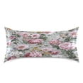 thumbnail image 2 of Satin Pillowcase Home Luxury Envelope Pillowcases Soft And Smooth Roses Blooming, 2 of 6