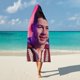 thumbnail image 5 of Nick Jonas Manta Capa con Capucha Anti-Bolitas, Manta de Lana Ártica Suave, Manta Portátil de Felpa Ligera y Lujosa, Poncho para Siesta en Casa y Oficina, 100*130cm, 5 of 6