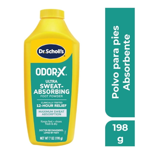 Polvo para pies absorbente Dr. Scholl´s Odor X Absorbente 198g