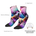thumbnail image 6 of Fuzoiu Rainbow Poodle Urban Street Print Adult Socks, Crew Moisture-wicking Socks, Unisex Cushion Crew Socks,Casual Sports Ankle Socks, 6 of 7