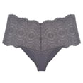thumbnail image 1 of Bikini Ilusión para Dama, de Encaje Cintura Alta Gris Talla CH, 1 of 5