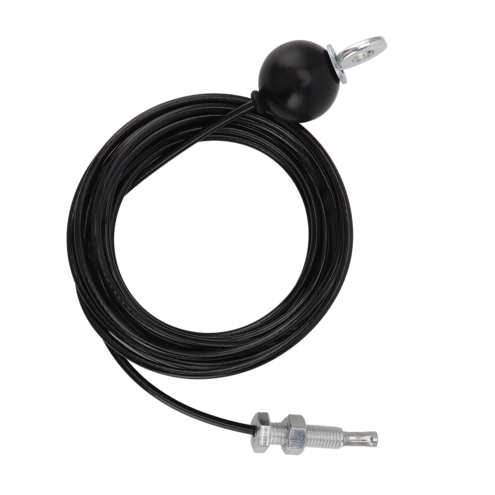 M Buder Pulley Cable Heavy Duty Fitness System Adjustable Steel Wire Rope for Home Gym Exercise, Black, 4m / 13.1ft