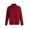 thumbnail image 2 of FOCUSNORM Women Button-down Solid Color Long Sleeve Turn-down Collar Cardigan, 2 of 10
