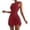 Red, variant on Tqcoqu Womens Summer Dresses Sleeveless Crew Neck 2 in 1 Mini Dresses Casual Bodycon Athletic Workout Trendy Yoga Dresses,Army Green,Women's S-XL