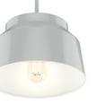 thumbnail image 6 of Hunter - Cranbrook 1-light Dove Grey, Medium Size Pendant Light, Dimmable, Modern Style, Bell Shaped, for Bedrooms, Dining, Living Rooms - 19024, 6 of 11