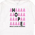 thumbnail image 3 of Inktastic Hope Breast Cancer Awareness Toddler Hoodie, 3 of 4