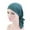 Green, variant on MSJUHEG Braid Turban Cap Twisted Braid Hat Braid Head Wrap for Women Beading Braid Hat Ruffle Cancer Wrap Cap Sleep Caps Hats for Women Fascinators Hats for Women Polyester 1PC Hat Black One Size